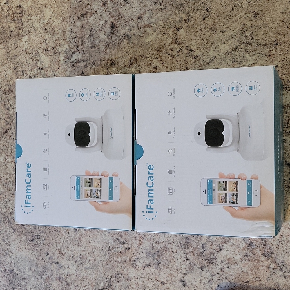 iFamCare Helmet 1080p Full HD Wi-Fi Smart Digital Home & Pet Video Monitor
